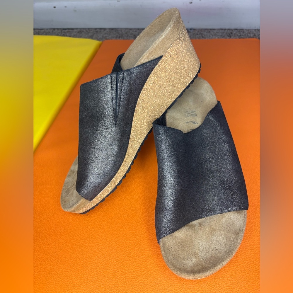 Birkenstock Women's Namica Papillio Suede Leather Sandals Size 40 - Picture 12 of 13